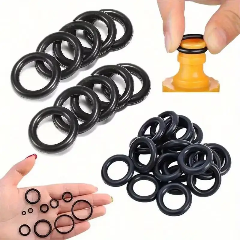 O-Ring Assortment Seal Kit 225PCS Oil & Water Resistant Rubber Gaskets for Mechanical Equipment Plumbing Car Repairs
