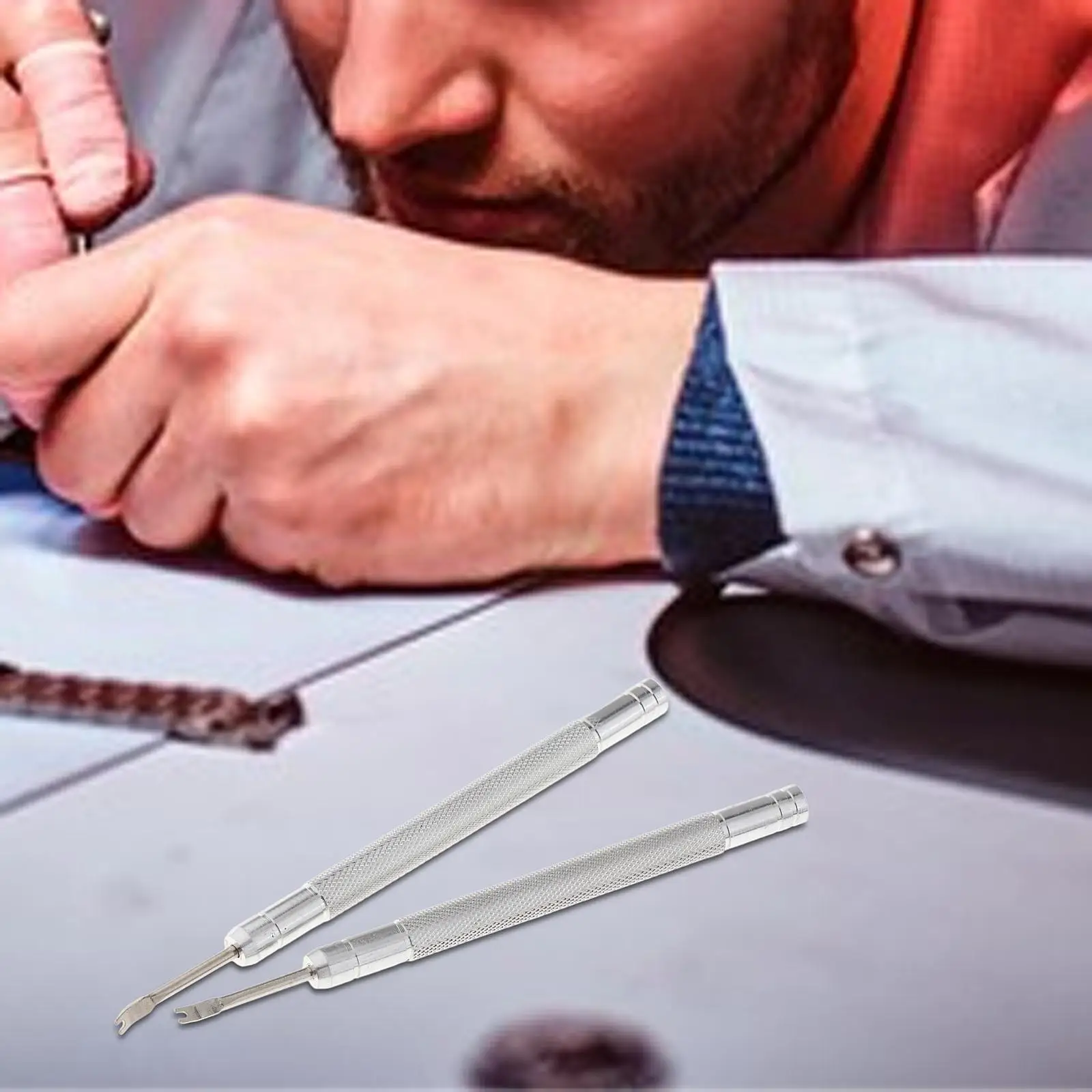 2 Pieces Watch Hand Removal Tools, Watch Hand Removers, Watch Repair Kit Watch Hand Pin Levers, Watchmaker Repair Tool Set