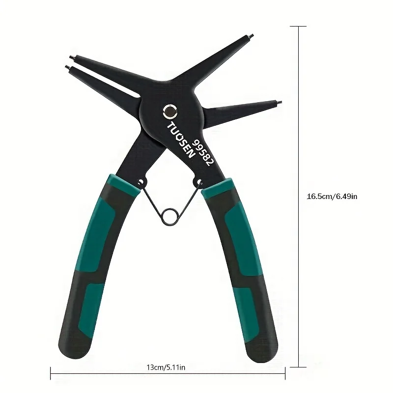 Shaft Snap Ring Pliers Double use Hole Stopper Pliers Spring Disassembly Pliers For Mechanical Bearing Car Repair Tools