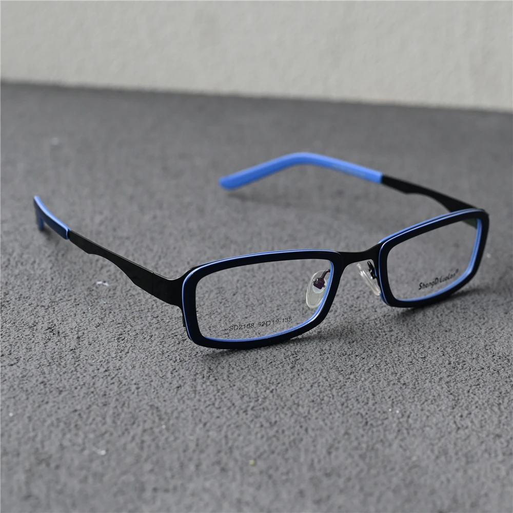 Cubojue Reading Glasses Men Women Fashion Eyeglasses Frame Male Anti Blue Reflection Spectacles for Prescription Black Blue Red