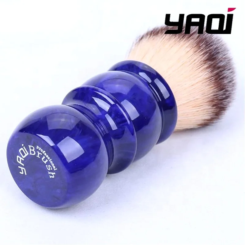 Yaqi 26mm Knot Nylon Shaving Brush Collectibles Birthday Gift For Boyfriend Wet Shaving Brush Mens Wet Shave Grooming Tools