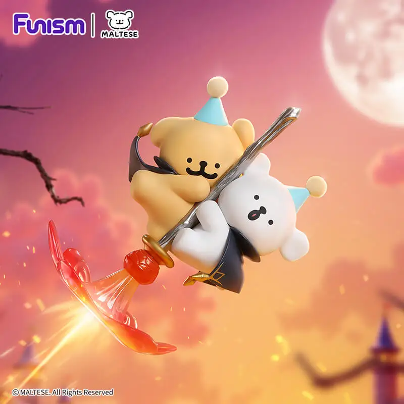 FUNISM Maltese Magic Seekers Series Blind Box Niedliche Actionfigur Bestes Geschenk für Kinder Sammlerserie Blind Box Figuren Action