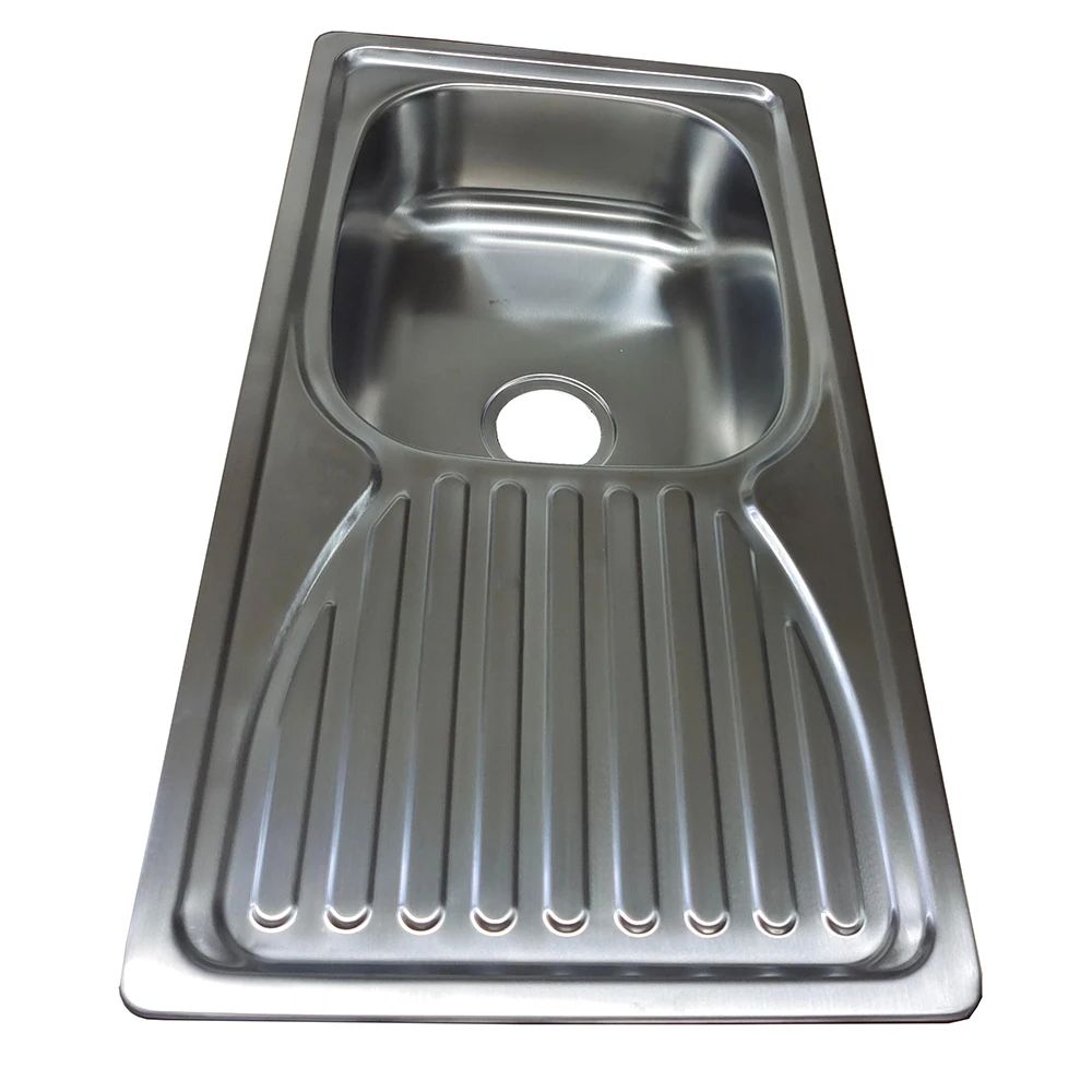 

Wholesale Stainless Steel 780*430 Kitchen RV Basin Sink For Van Boat RV Camper Caravan Trailer