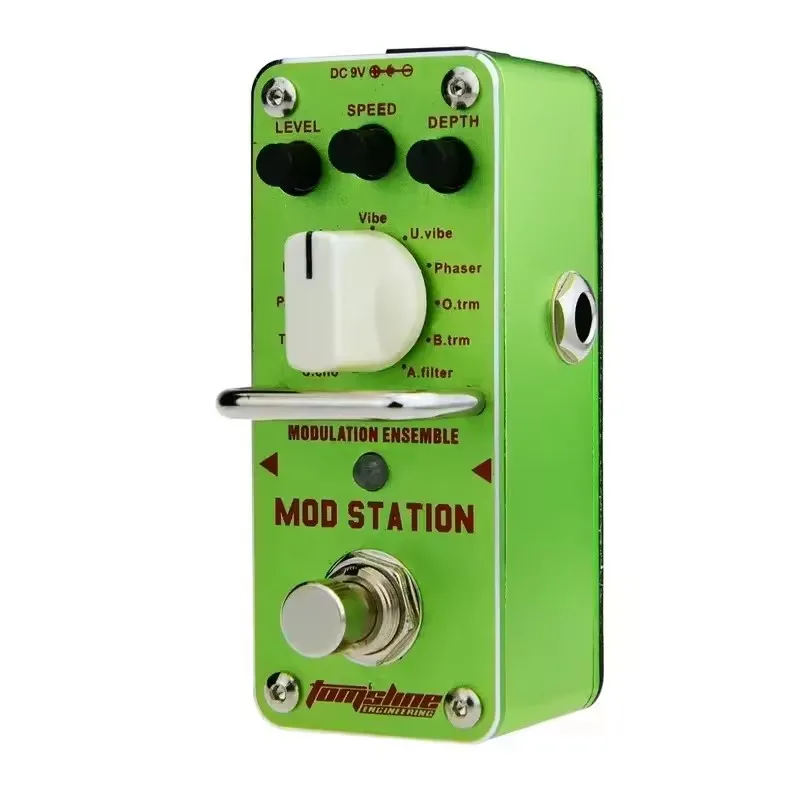 Aroma  Mod Station Modulation Ensemble Guitar Effect Pedal Mini Single Effect True Bypass Guitar Parts & Accessories AMS-3