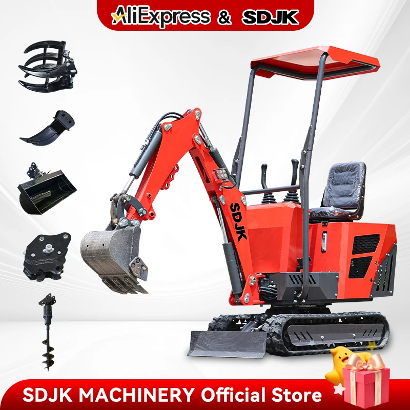 Enclosed cab high-end small excavator 1.8 tons made in China to support customized Mini excavator