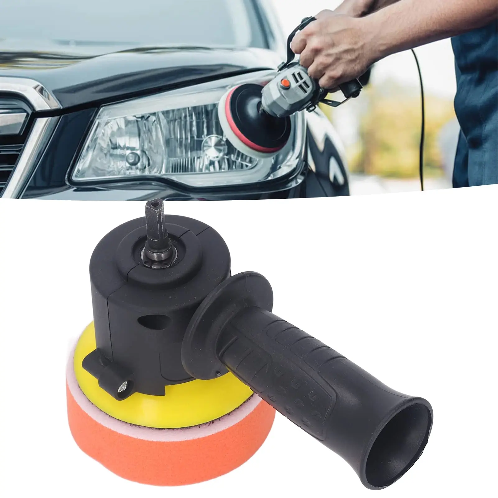 

Electric Car Polisher Buffer Polisher Set, with Sponge Wool Disc Polishing Waxing Tool Kit, for Car Furniture Sanding Waxing