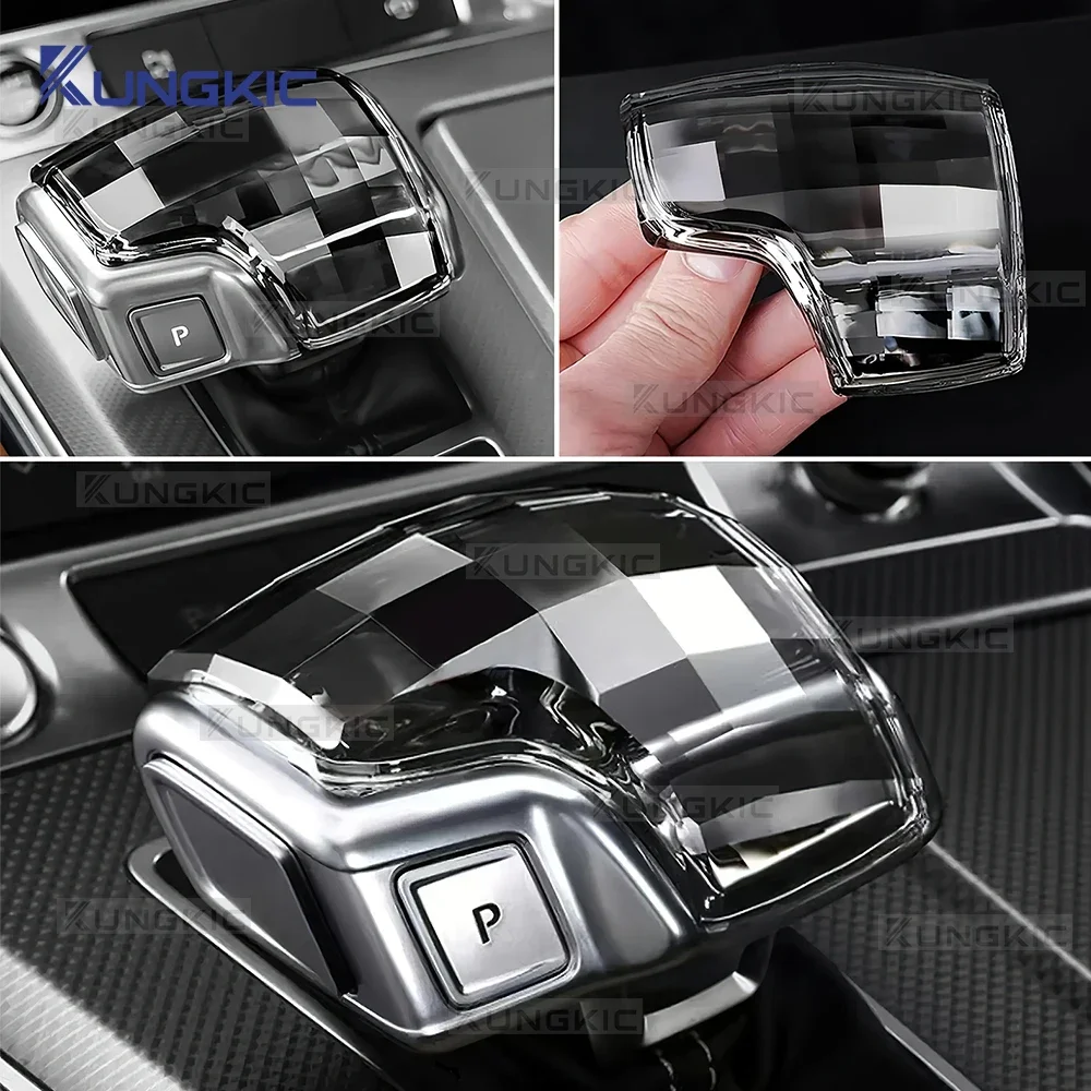 

Хрустальная крышка ручки переключения передач с левым рулем для Audi Q7 A6 C8 Q8 S8 RS6 RS7 A7 4K SQ8 Ручка рычага переключения передач