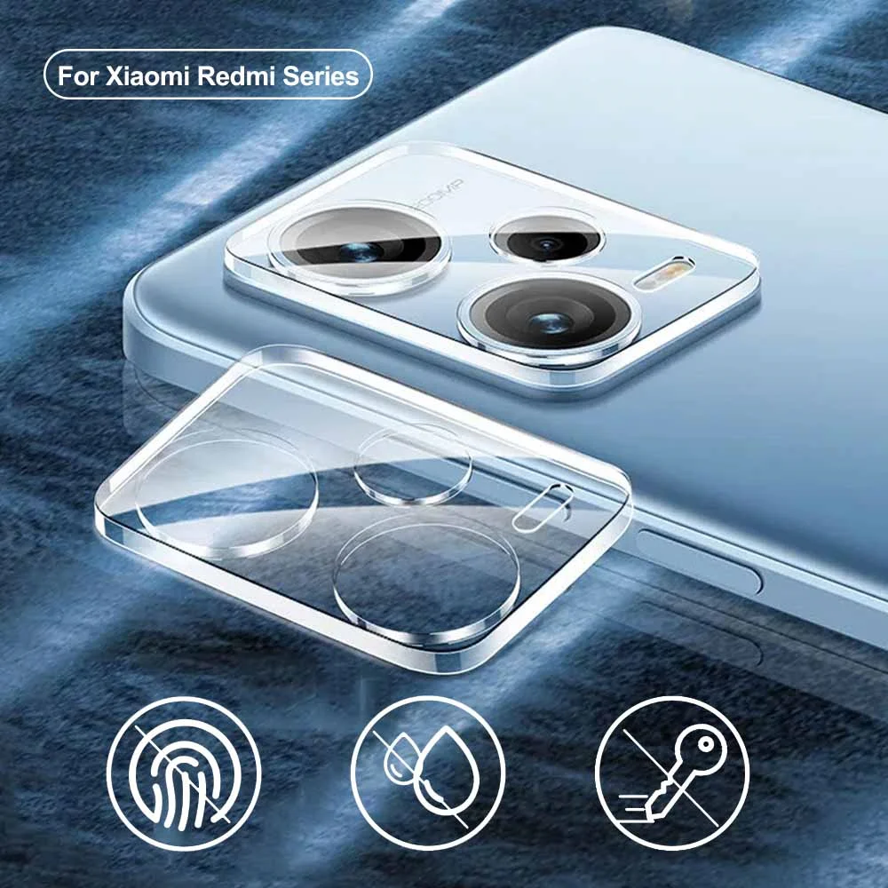 3D Clear Rear Camera Glass Protector For Xiaomi Redmi Note 12 Pro Plus Note12Pro + Note12 Speed 12Pro 5G Lens Case Cover Capas