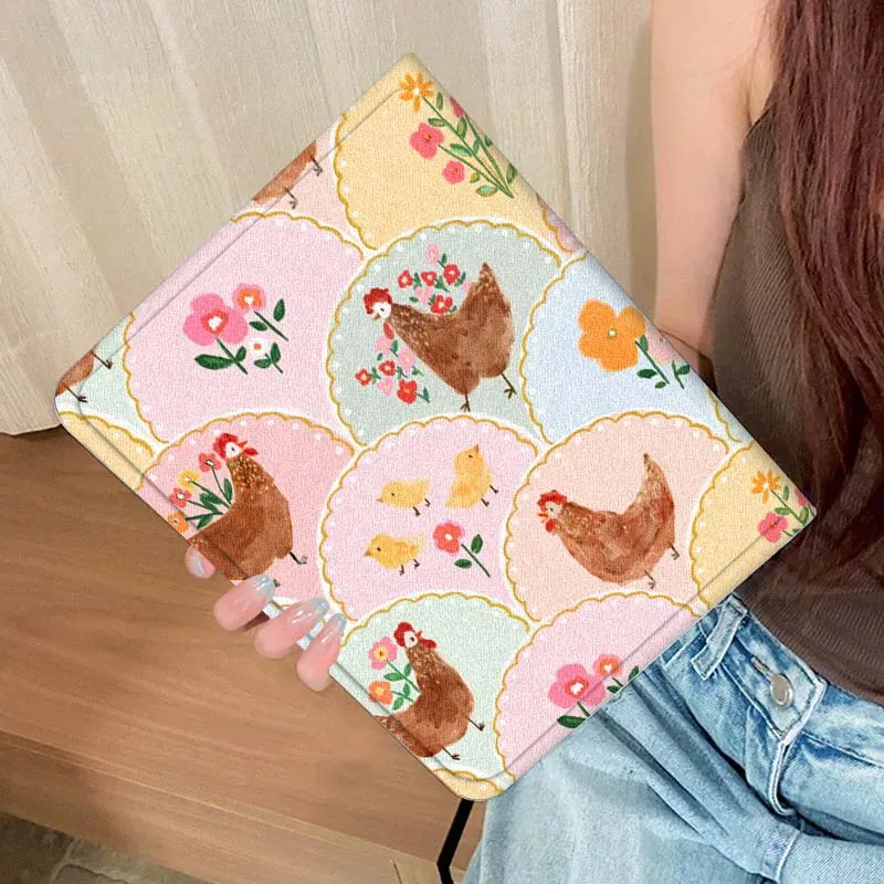 

Cake Art Fruit Plaid Chicken For Samsung Galaxy Tab A A7 A8 A9 A11 S6 S11 10.1 10.4 10.5 Inch Lite Plus Cover Tablet Case