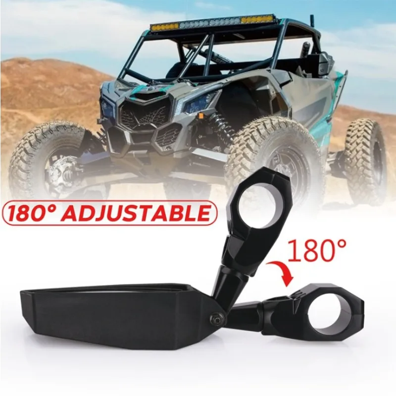 Motorcycle Modification Cool Three Color for UTV Wide-angle All Terrain Farmer's Vehicle Side Mirror Rearview Mirror