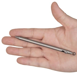 Fine TC4 Ti titanium 4.8 inch pocket tactical trigger bolt lock ballpoint pen self defence survival breaker EDC keychain
