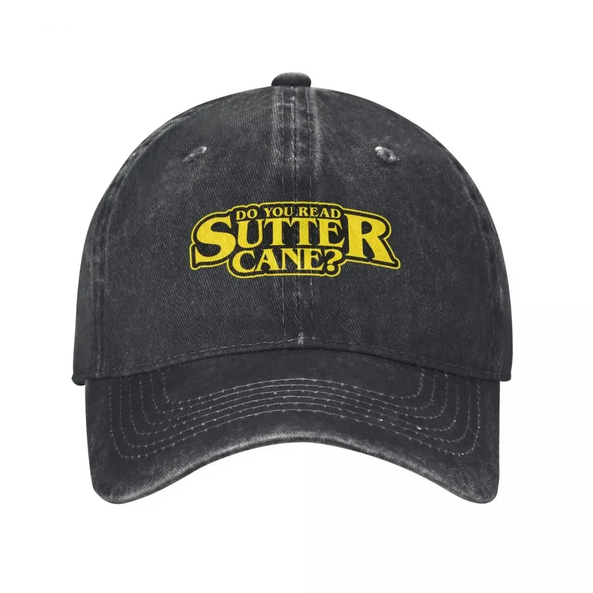 ¿Lees Sutter Cane? (En la boca del locura, John Carpenter) cita del eslogan del libro de terror, gorra de béisbol