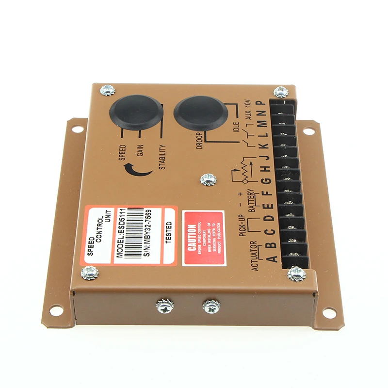 Generator governor ESD5111 generator set speed regulation controller power supply alternator part 12V 24V speed