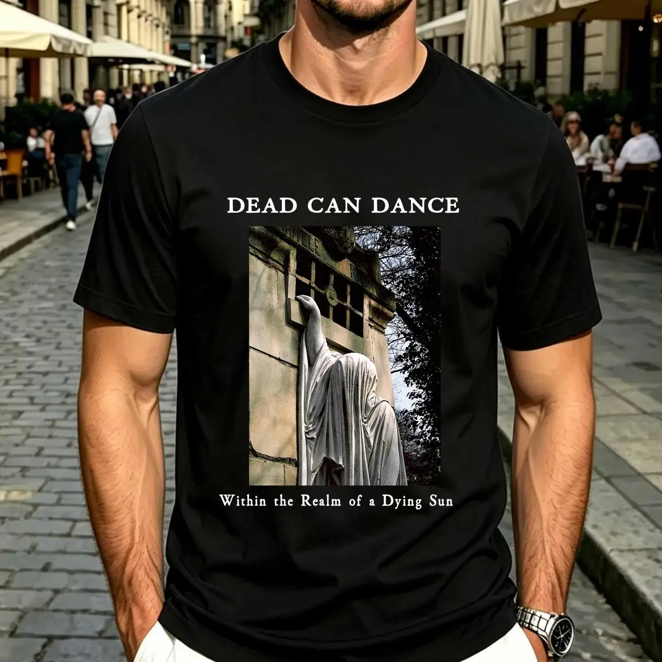 washed T Shirt DEAD CAN DANCE 100 Softer Cotton Cartoon Print vintage Washed Unisex Casual designer clothes homme graphic Soft