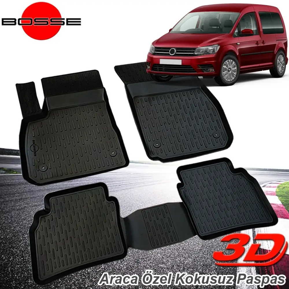 For VW Caddy Mat 3D Pool 2011 Post BOSSE