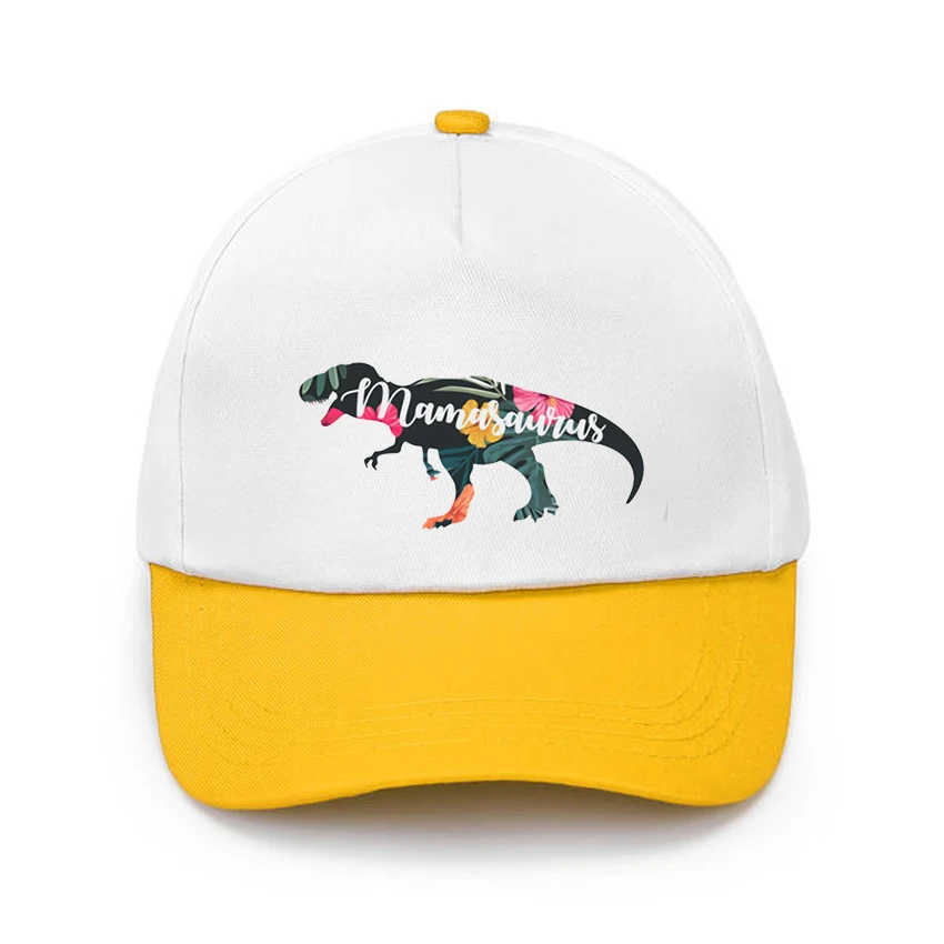 

Dinosaur Animal Print Custom Made Hat Baseball Cap Adjustable Children Hat Boys Baby Girls Sun Hat Hip Hop Hat Add Your Design