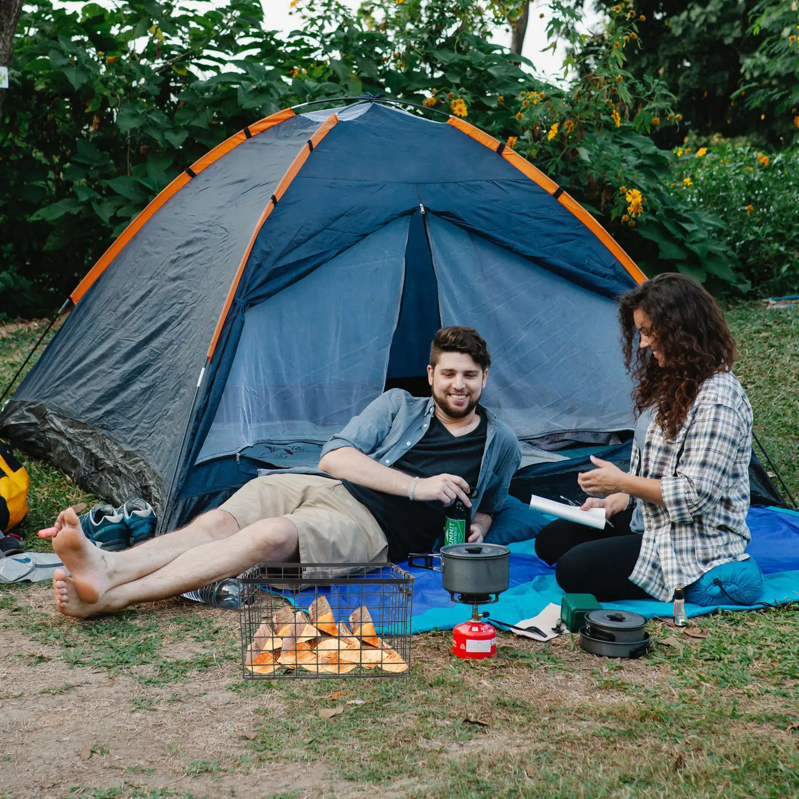 Рисунок 6 - Железная корзина для дров