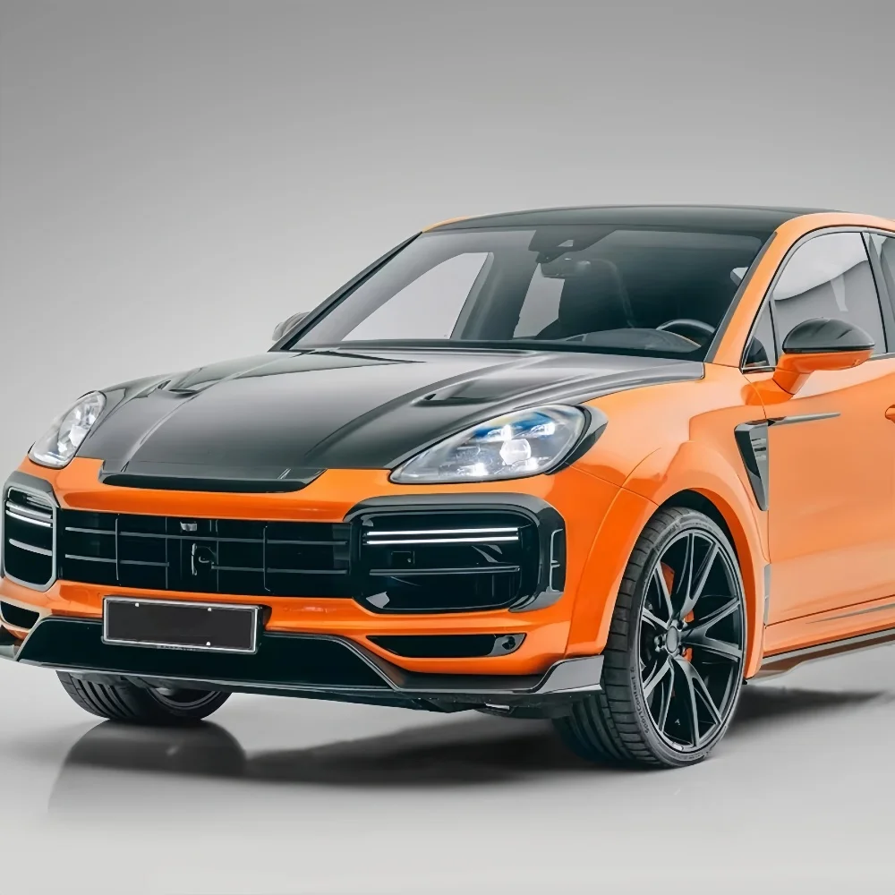 

Высококачественный капот двигателя из сухого углеродного волокна в стиле M для Porsche Cayenne 9Y0 9YA E3