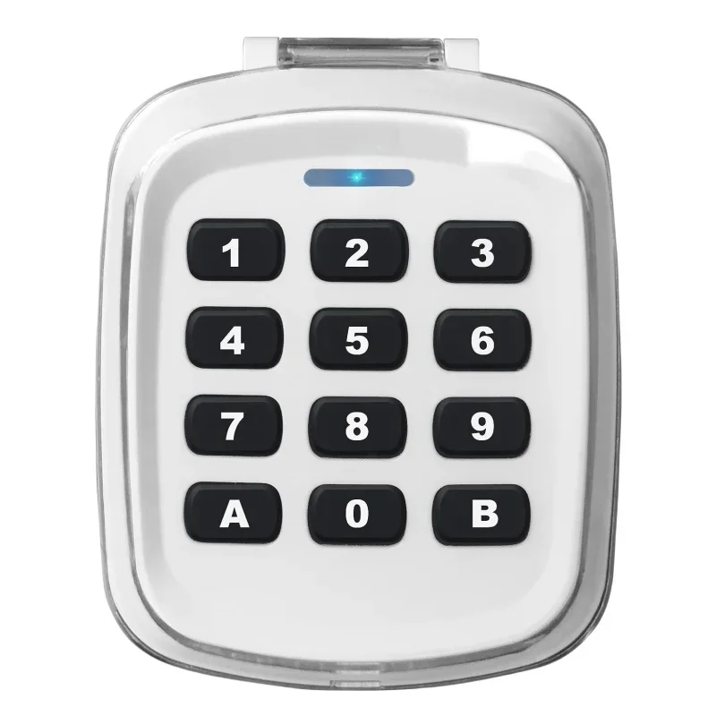 Waterproof Wireless Keypad Garage Gate Remote Control Multi Frequency 280MHz-868MHz Clone 4 in 1 Garage Door Openers Password