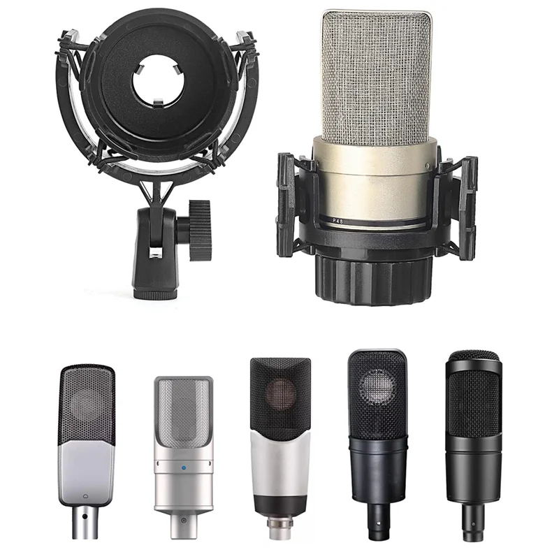 【Superdeals】Takstar PC-K220 방송 클립 스튜디오 녹음 마이크 홀더 스파이더 콘덴서용 마이크 쇼크 마운트