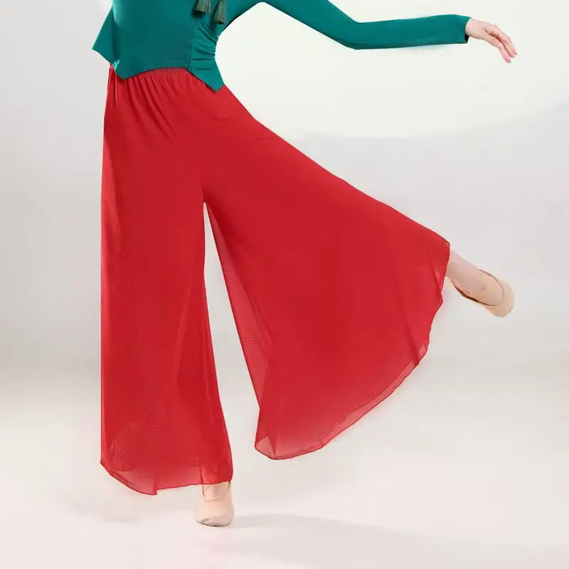 

Chiffon Straight Wide Leg Long Pants High Waisted Casual Thin Solid Simple Women's Clothes Sporty Trend Fashion New Loose Black