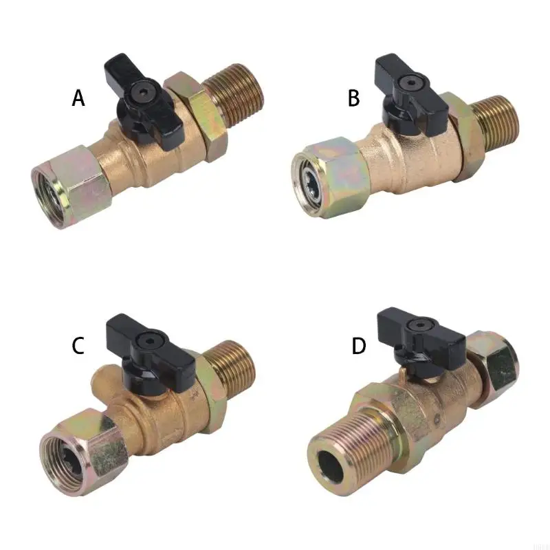 Trailer Air Brake Shutoff Valves with Manual Handle and Threaded End for Brake Air Line Service Tasks H9EE