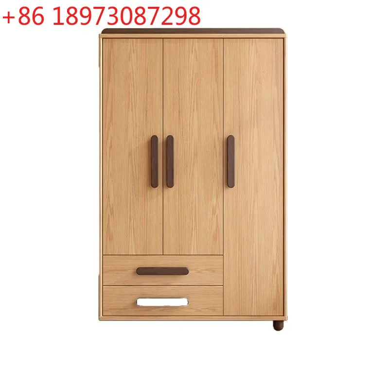 Children's Wardrobe Solid Wood Bedroom Home Modern Simple Wardrobe Wardrobe