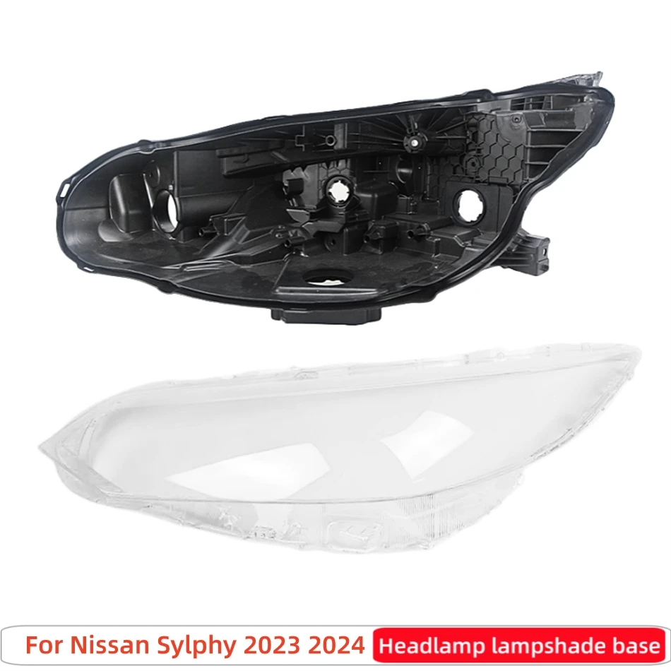 For Nissan Sylphy 2023 2024 Automotive Accessories Car Base Head Lamp Shell Headlamp Base Fixing Bracket Lampshades Lamp Shell