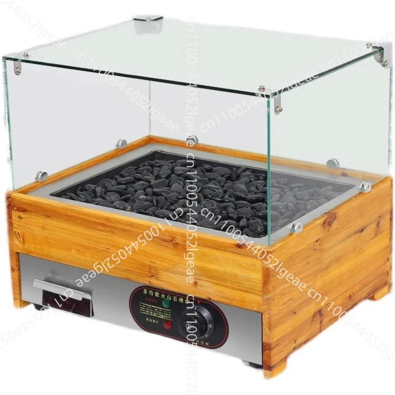 

Electric Volcanic Stone Sausage Roast Machine Gas Commercial Small Stone Roasted Hot Dog Sausage Machine Gas stall