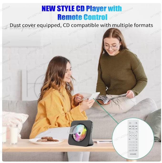 New Rechargeable Portable CD Player CD Player, Album CD Player, Retro Portable Music Vinyl Player