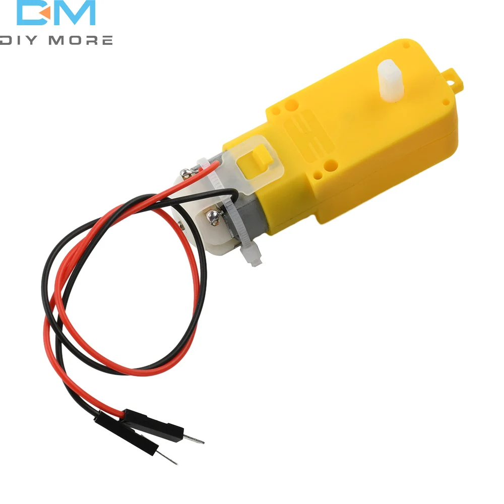 DC 3-6V TT Dual Axis Gear Motor 1:48 Reduction Motor Suitable for Arduino DIY Intelligent Automotive Robot