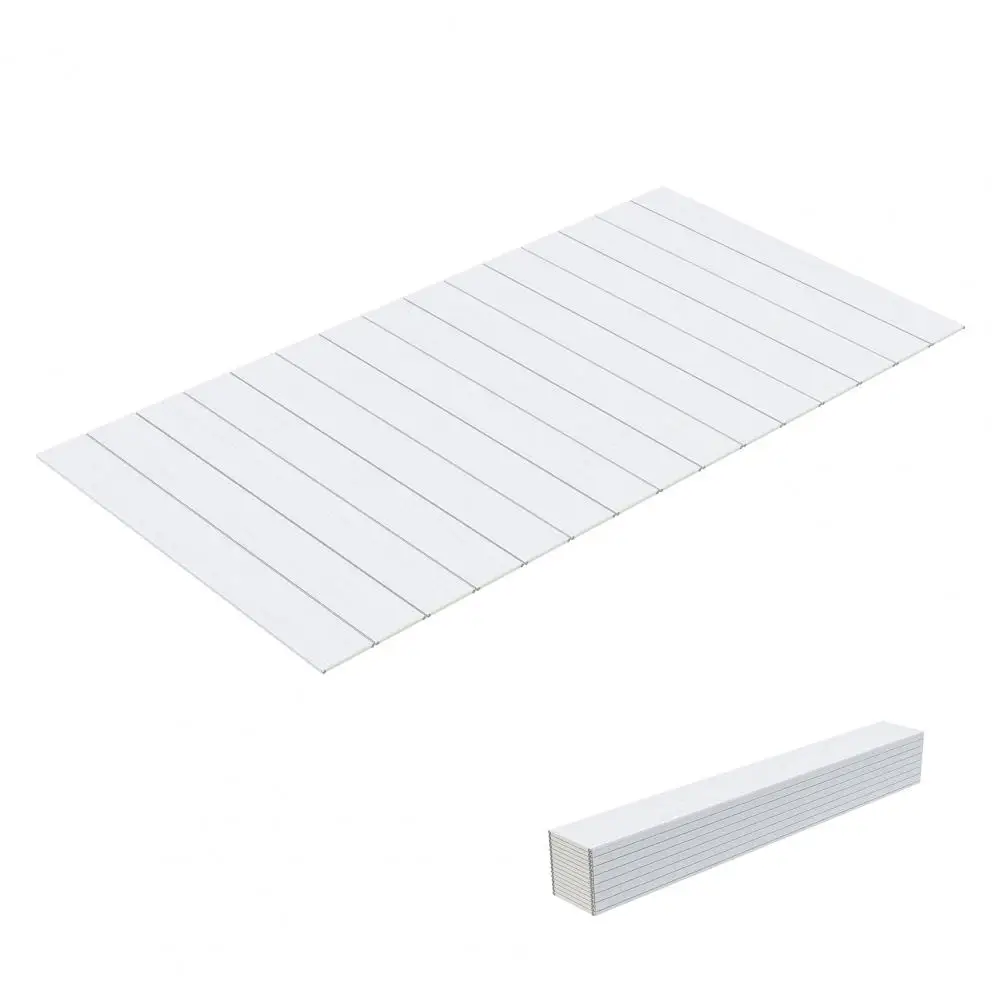 Waterproof Foldable PVC Bathtub Cover 63x31.5in Thermal Insulation Dust Shutter Tray Lid for Household Bathroom SPA Tub