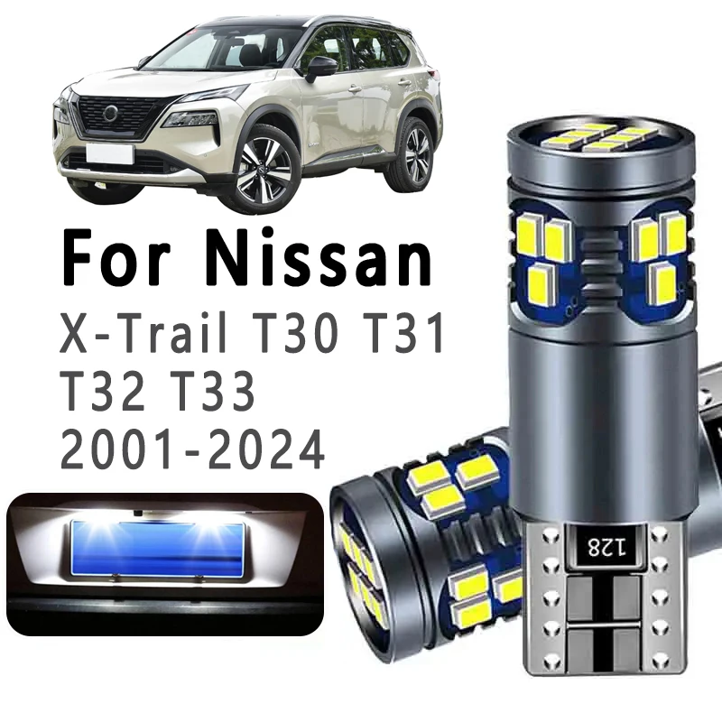 

2Pcs T10 LED Bulb For Nissan X-Trail Xtrail T30 T31 T32 T33 2001-2018 2019 2020 2021 2022 2023 2024 Interior License Plate Light
