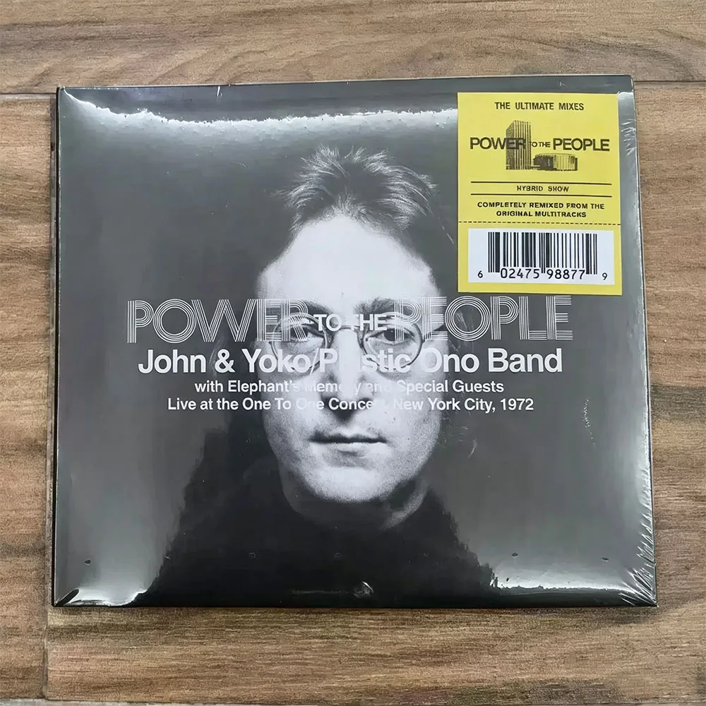 CD 'Power To The People' Concert caritatif Remix en direct Protest Folk Rock Album physique, CD de musique folk rock de protestation.