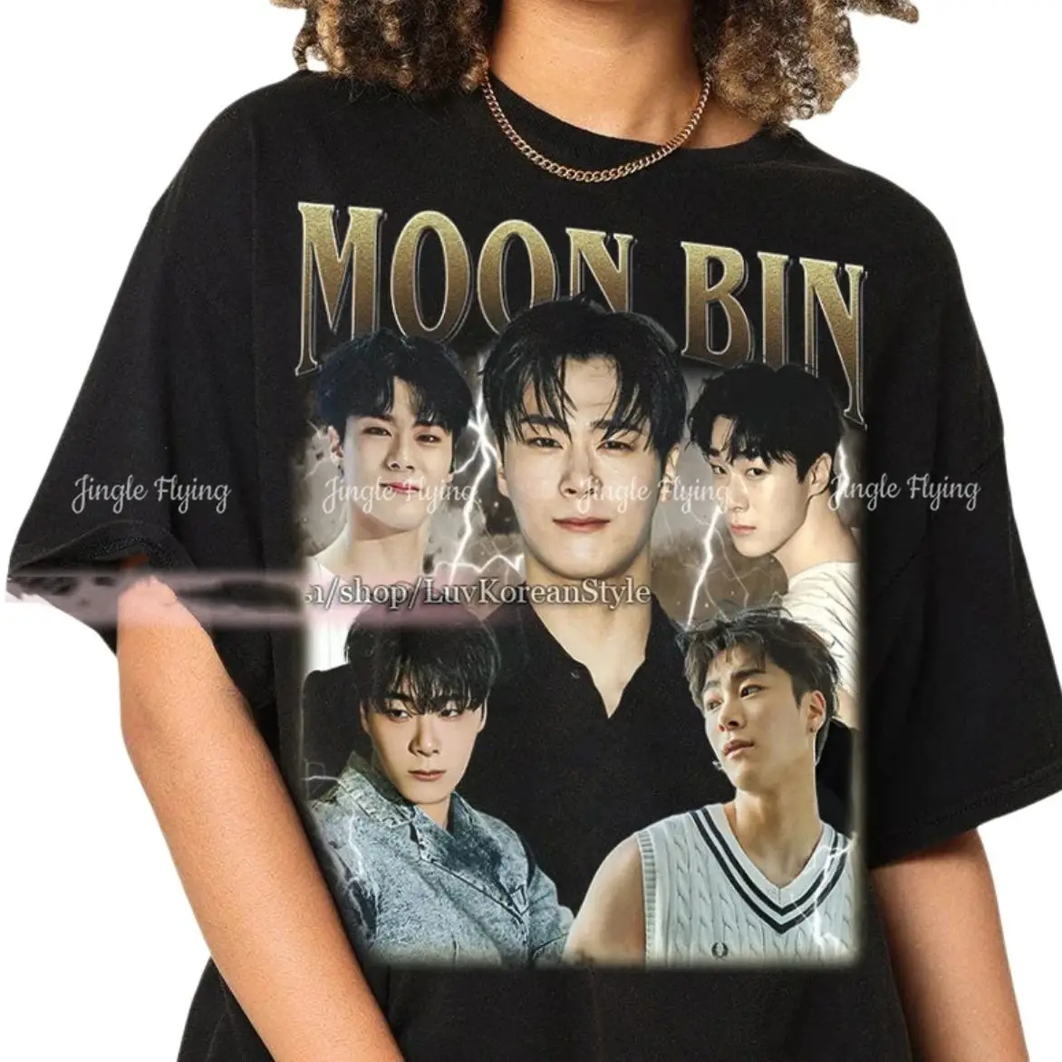 Limited Moon Bin Astro Kpop Tshirt Vintage regalo personalizzato per donna e uomo felpa girocollo