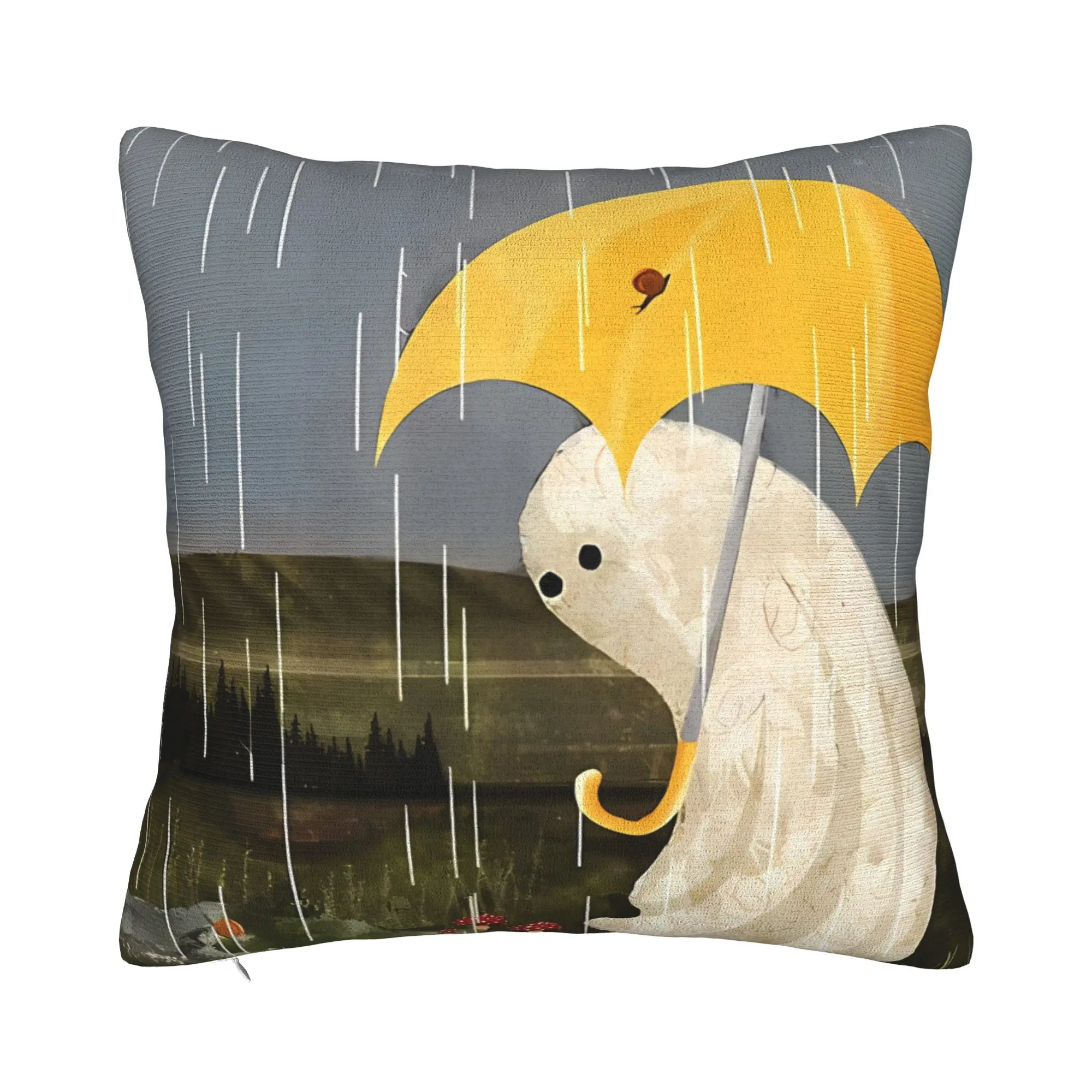 G Ghost Making Friends For Porch Patio Couch Sofa Living Room Outdoor Pillowcases G-Ghost Pillow Cover Soft Durable