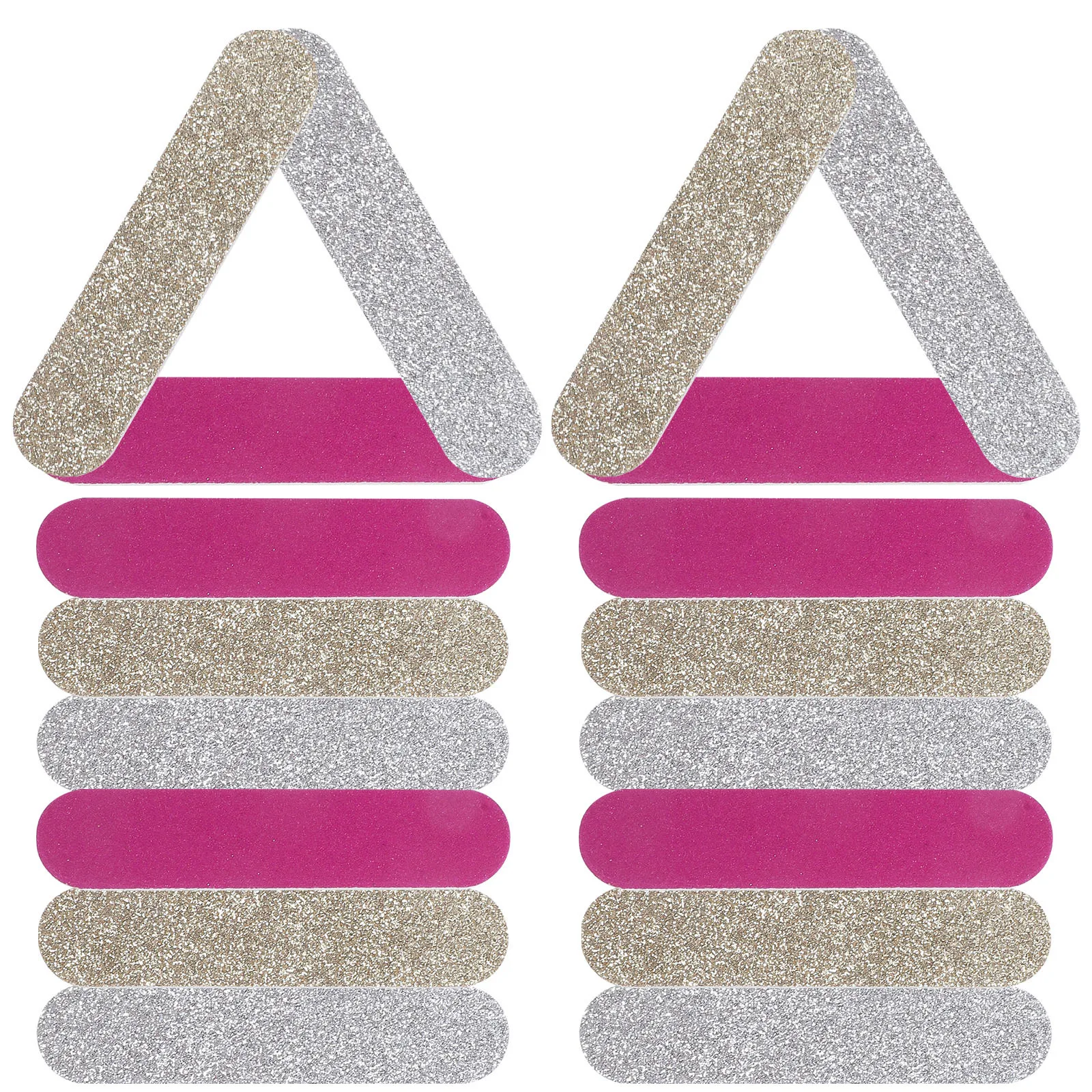 

30pcs Glitter For Acrylic Nails Pedicure Tool Manicure File Strip Durable Travel Files Women Nail Files Salon Nail File Tools