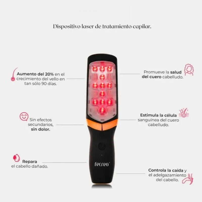 for 12 Beam Laser Scalp Care Instrument for Men and Women Household Portable Phototherapy Hair Care Comb Anti Hair Loss