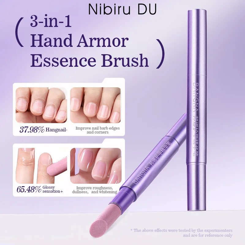 

3-in-1 Manicure Care Tools Hand Armor Essence Brush Cuticle Oil Pen Cuticle Pusher Nail Art Pen Dead Skin Cuticle Remover Pen