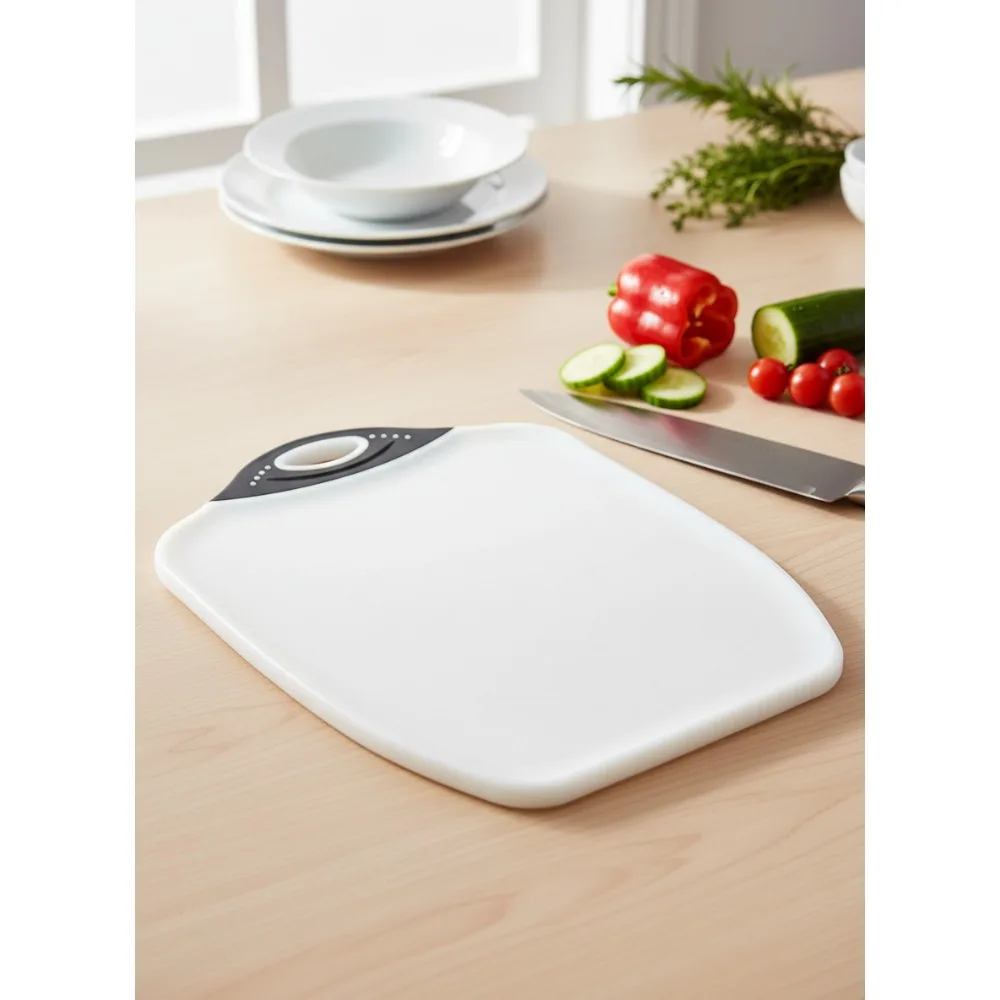 

Non-Slip Cutting Board with Funnel Shape - Perfect for Juicy Fruits & Vegetables, Multiple Sizes & Colors Available