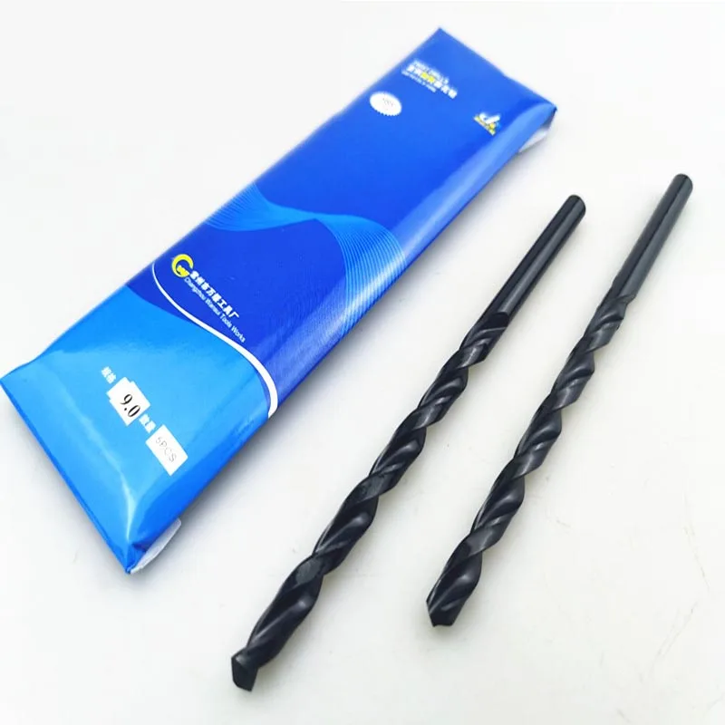 0.5mm-16mm x 60mm-227mm HSS M2 Black Oxide Long Twist Drill Bit For Metalworking Alloy Steel & Cast Iron