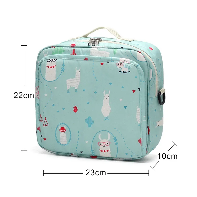 Maternity Bag Baby Diaper Bags for Disposable Reusable Fashion Prints Wet Diaper Bag Double Handle Wetbags Backpack Diaper Bag