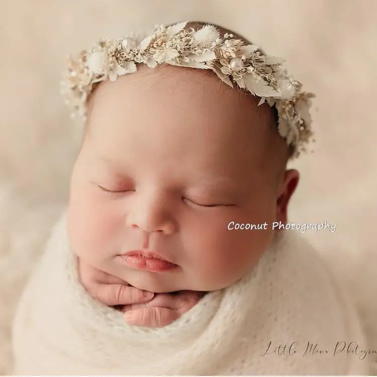 Newborn photography headwear hair band Europe and the United States headbands baby 100 days baby studio hair lead flower props