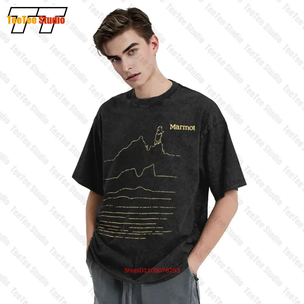 Marmotcaligata Olive Heather T Shirt For Men Golf Wear Unisex   6W02