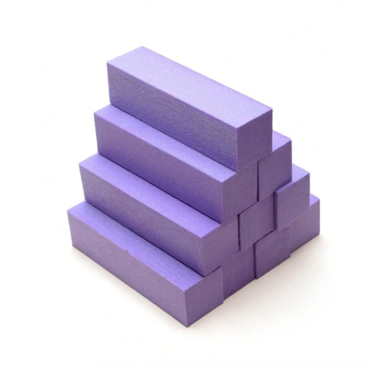 5Pcs Nail Buffer Block 100/180 Grit 3 Way Sponge Nail Buffers For Acrylic Nails Gel Polish Manicure Pedicure Nail Art Tools