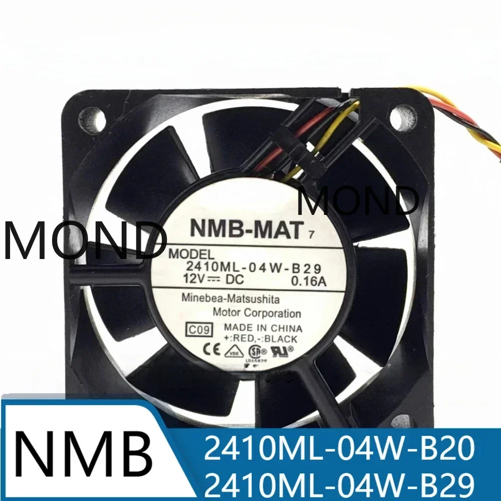 

2410ML-04W-B20 2410ML-04W-B29 NMB Server CoolingFan 6025 6CM DC12V 0.16A for Panasonic Washing Machine XQG72-VD72ZS Motherboard