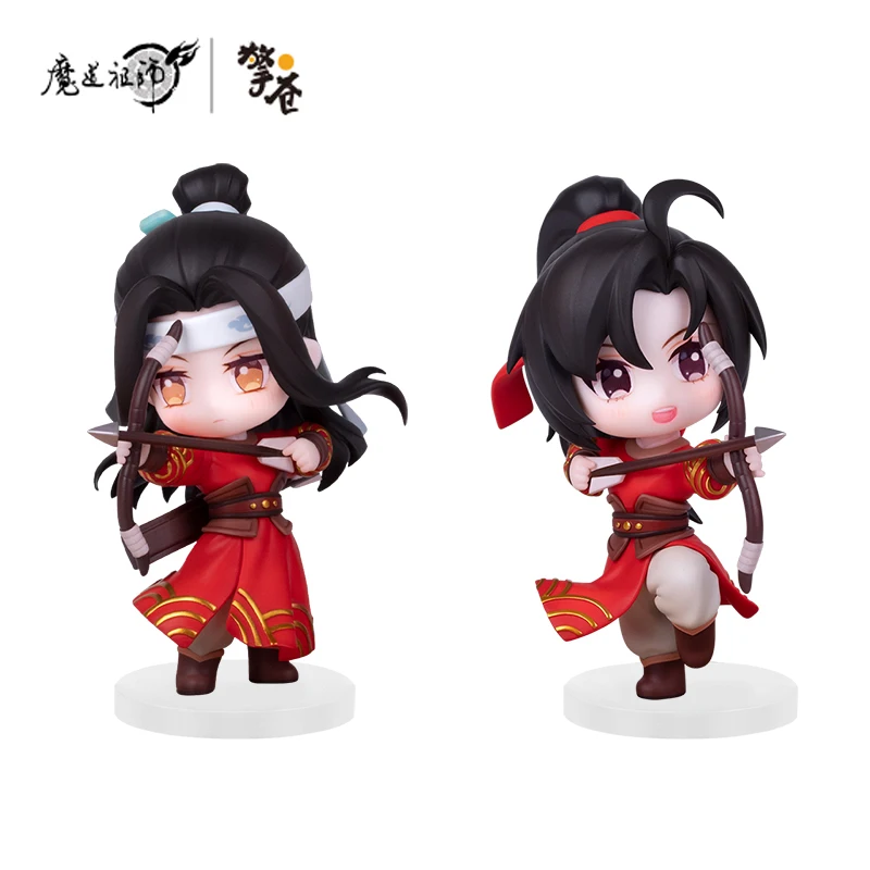 

Pre-sale Genuine Mo Dao Zu Shi Figure Wei Wuxian Lan Wangji Jade Jiaogong Cavalry Q Ver Model Anime Action Figurine Toys Gift