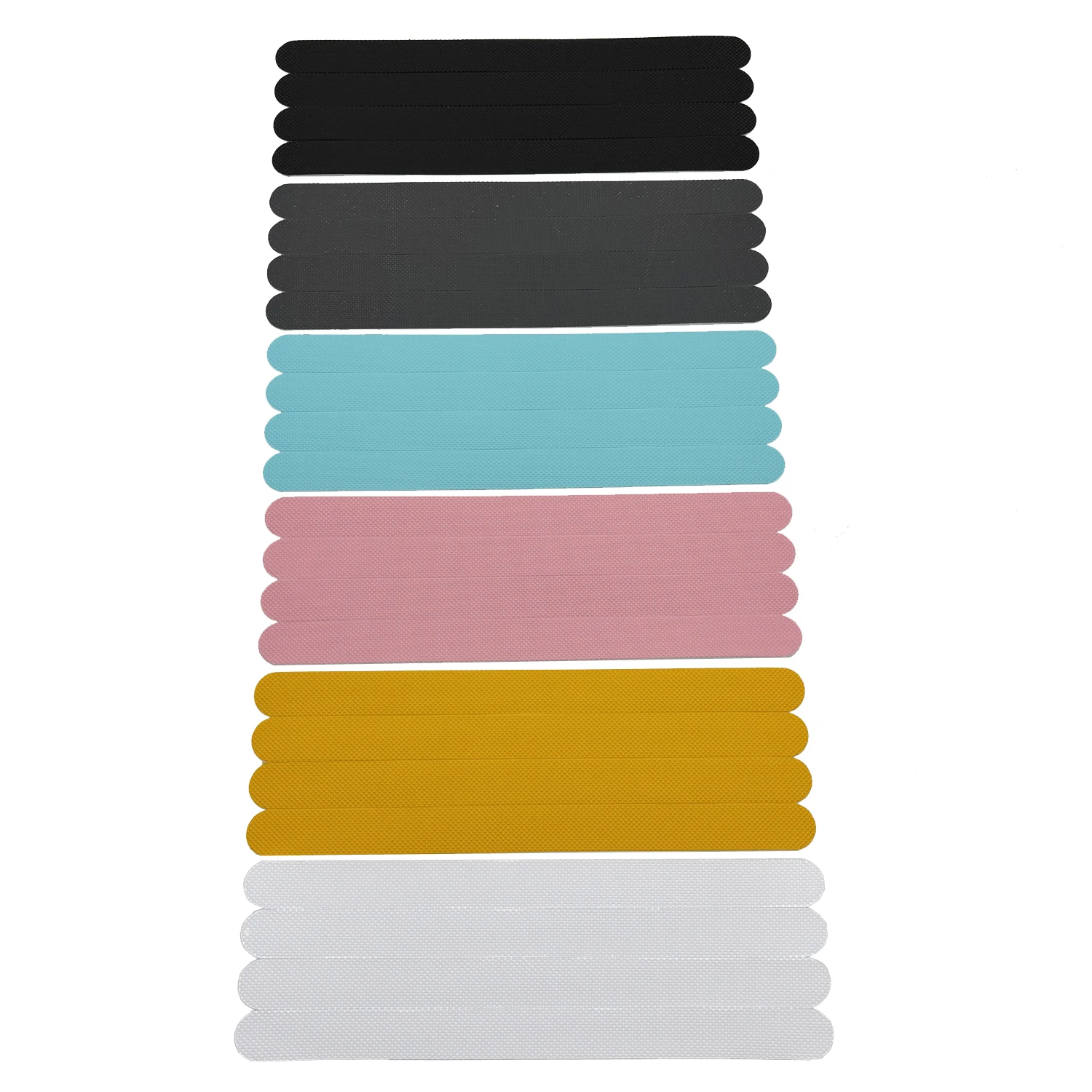 24 Pieces of Diamond-Patterned Safety Anti-Slip Tape, 2cm X 25cm, Available in Various Colors, Bathroom, Transparent Anti-Slip Tape, No Cutting Required, Self-Adhesive, Suitable for Indoor/Outdoor Stairs, Bathtubs, Boats, Swimming Pools, Stair Steps, Safety Anti-Slip Strips