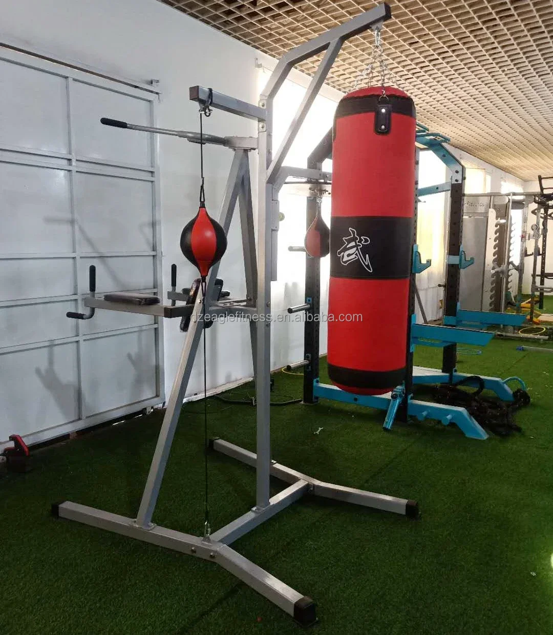 Boxing Stand with Steel Frame Punching Bag High Quality Gym Equipment Sandbag Rack Height Adjustable Boxing Rack