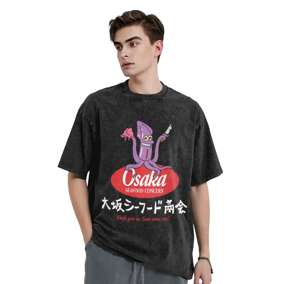 Osaka Seafood Concern T-Shirt shirts graphic anime mens graphic t-shirts pack